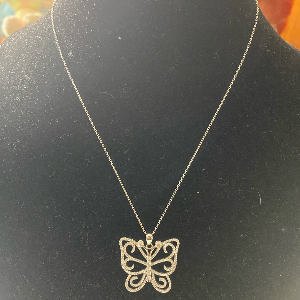 Necklace with Pendant butterfly